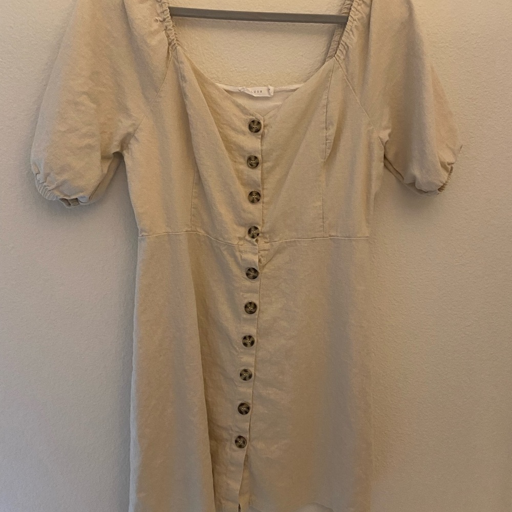Linen Mini Dress